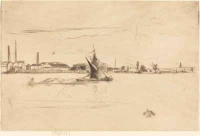 Fabbrica di candele di Price da James Abbott McNeill Whistler