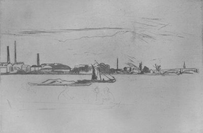 Fabbrica di candele Prices, c1875, 1904 da James Abbott McNeill Whistler