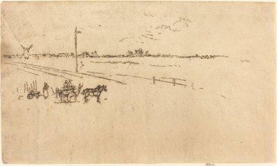 Stazione ferroviaria, Voves (1887) da James Abbott McNeill Whistler