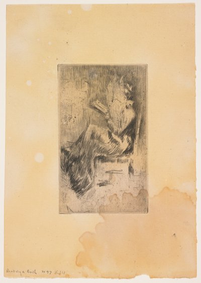Ein Buch lesen da James Abbott McNeill Whistler