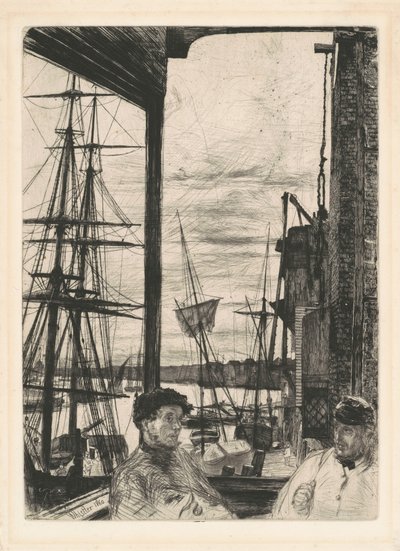 Rotherhithe, 1860 da James Abbott McNeill Whistler