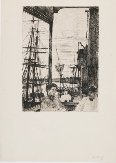 Rotherhithe, 1860 da James Abbott McNeill Whistler