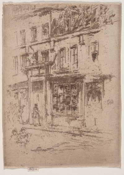 Rue du Buerre, Bruxelles da James Abbott McNeill Whistler