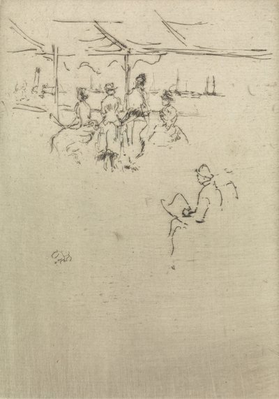 Molo di Ryde, da una serie di dodici incisioni intitolate La Rivista Navale da James Abbott McNeill Whistler