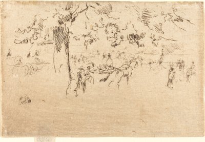 Parco di Saint James da James Abbott McNeill Whistler