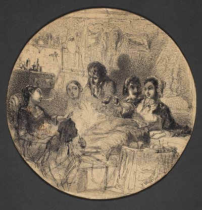 Scena dalla vita boema da James Abbott McNeill Whistler