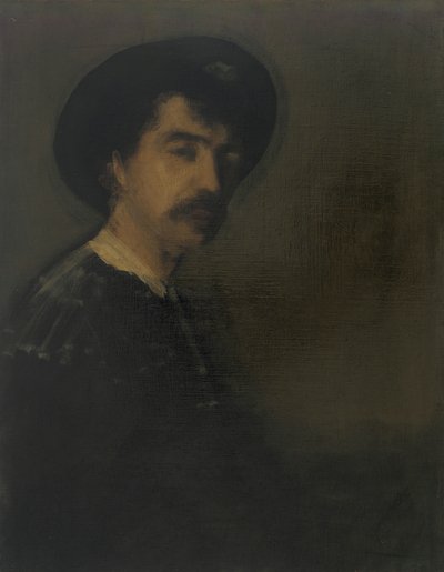 Autoritratto, 1870-1875 da James Abbott McNeill Whistler