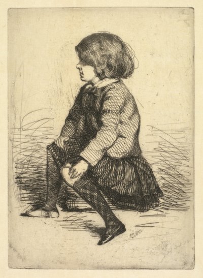 Seymour Haden Jr., seduto da James Abbott McNeill Whistler