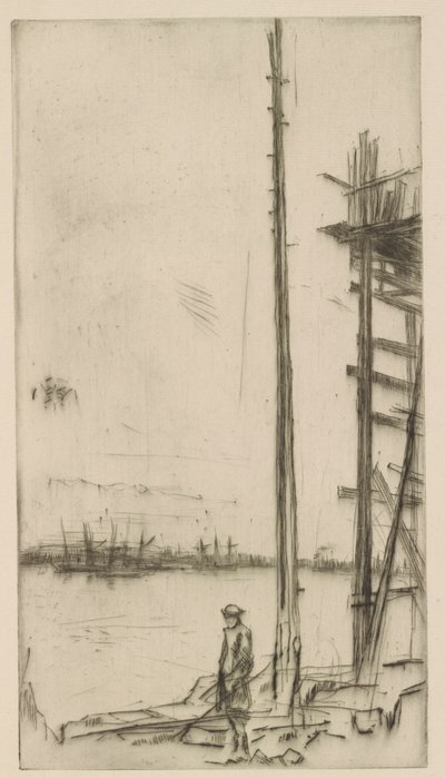 Cantiere navale, Liverpool da James Abbott McNeill Whistler