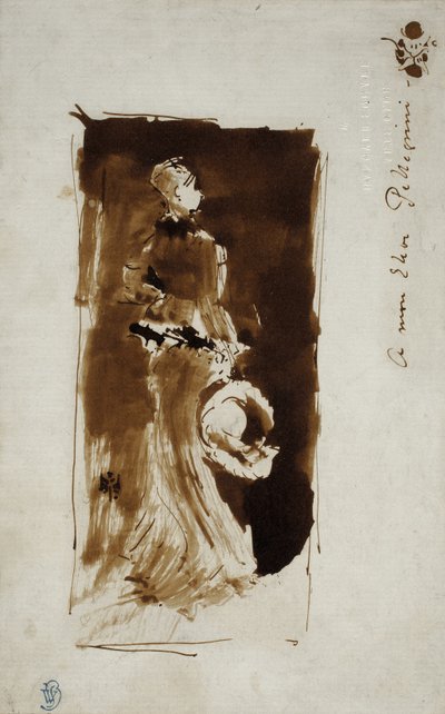 Schizzo dopo il ritratto di Rosa Corder da James Abbott McNeill Whistler