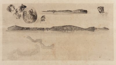 Schizzi sulla piastra del Coast Survey da James Abbott McNeill Whistler