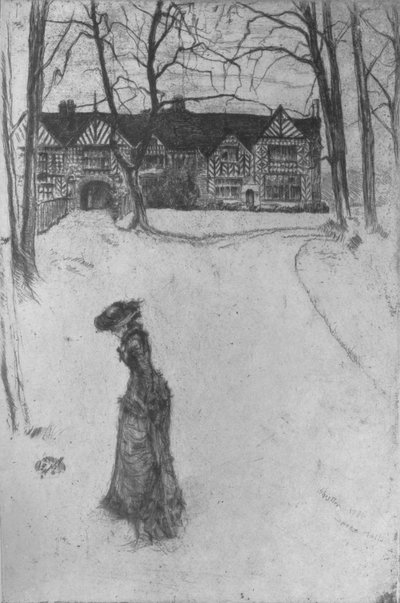 Speke Hall, 1870, 1904 da James Abbott McNeill Whistler