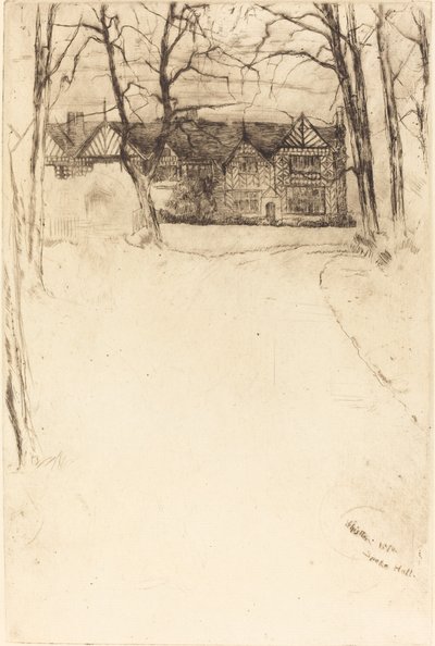 Speke Hall, No.1, 1870 da James Abbott McNeill Whistler