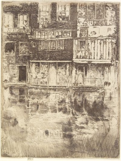 Casa Quadrata, Amsterdam, 1889 da James Abbott McNeill Whistler