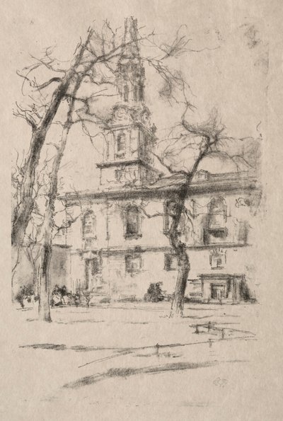St. Giles-in-the-Fields, 1896 da James Abbott McNeill Whistler