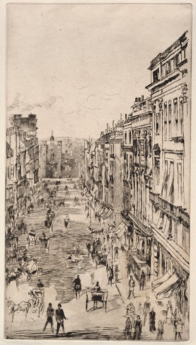 St. James Street da James Abbott McNeill Whistler