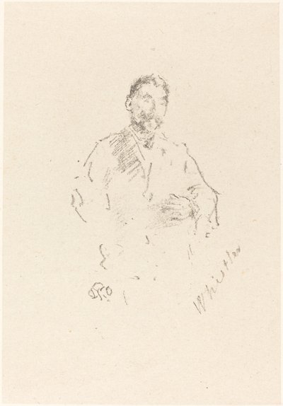 Stéphane Mallarmé, n. 2, 1892 da James Abbott McNeill Whistler
