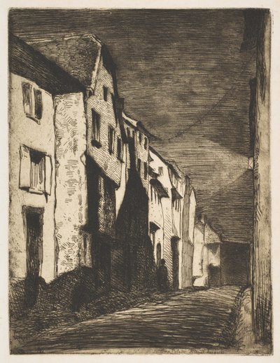 Strada a Saverne da James Abbott McNeill Whistler