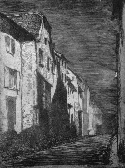 Strada a Saverne, 1858 da James Abbott McNeill Whistler