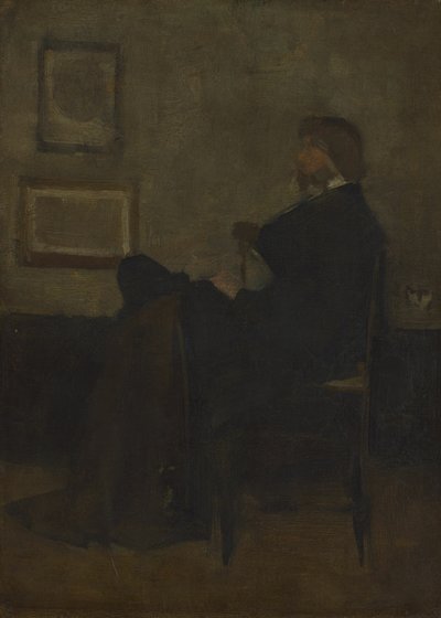 Studio per Arrangement in Grey and Black, No. 2: Ritratto di Thomas Carlyle da James Abbott McNeill Whistler