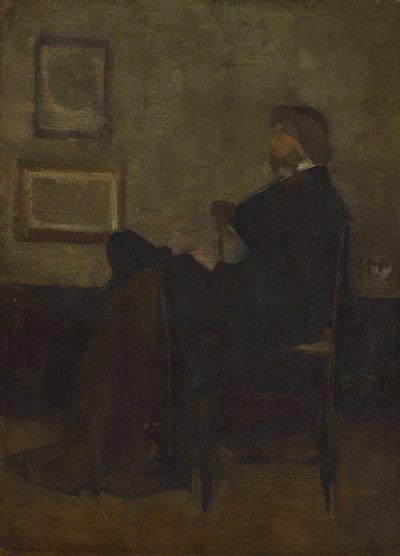 Studio per Arrangement in Grey and Black, No. 2: Thomas Carlyle, 1872-73 da James Abbott McNeill Whistler