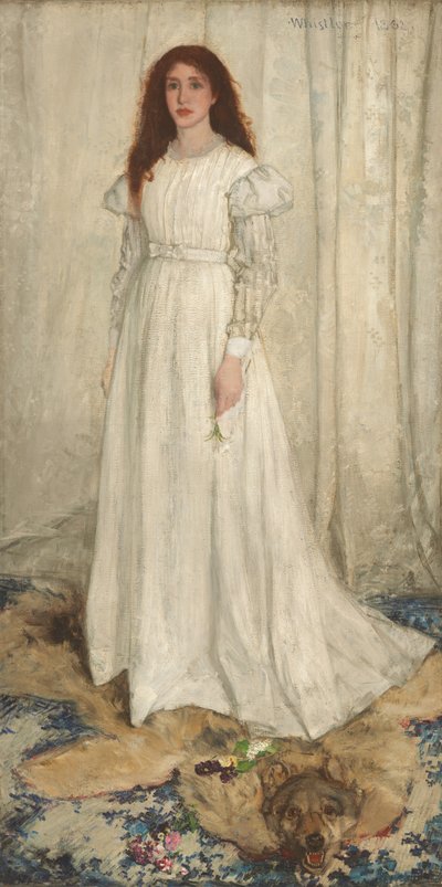 Sinfonia in bianco, n. 1: La ragazza in bianco, 1862 da James Abbott McNeill Whistler