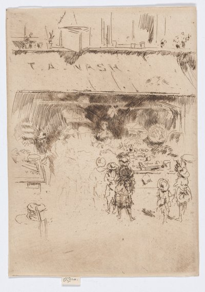 Negozio di Verduraio di T.A. Nash, c.1886 da James Abbott McNeill Whistler