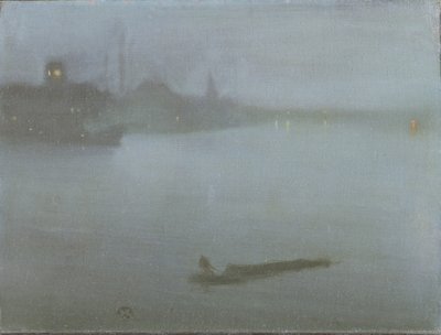 Tamigi - Notturno in Blu e Argento, c.1872/8 da James Abbott McNeill Whistler