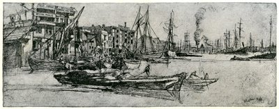 Magazzino del Tamigi, XIX secolo 1904 da James Abbott McNeill Whistler