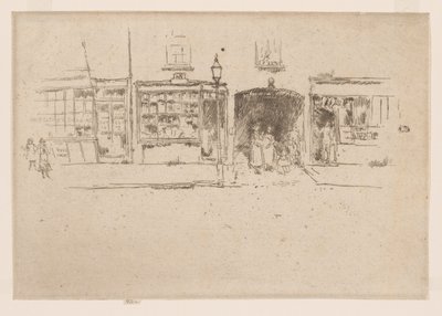Il negozio del barbiere, Chelsea da James Abbott McNeill Whistler