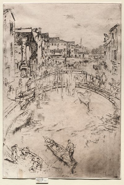 Il Ponte, 1886 da James Abbott McNeill Whistler