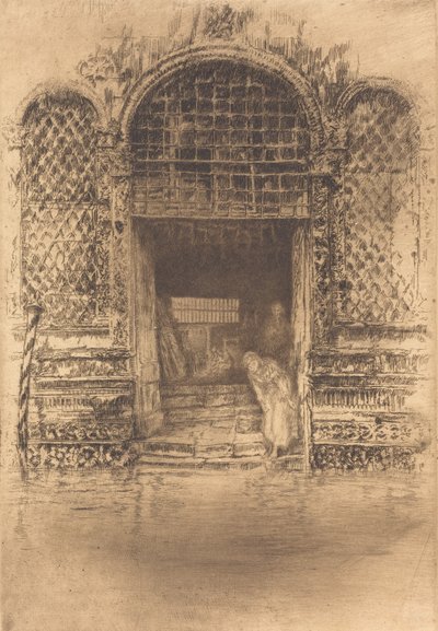 La porta, 1880 da James Abbott McNeill Whistler