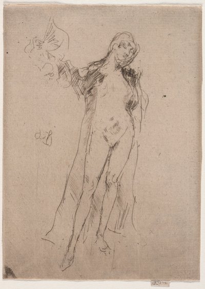 Il Modello del Ventaglio n. 3 da James Abbott McNeill Whistler