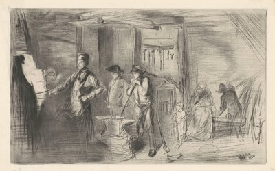 La fucina, 1861 da James Abbott McNeill Whistler