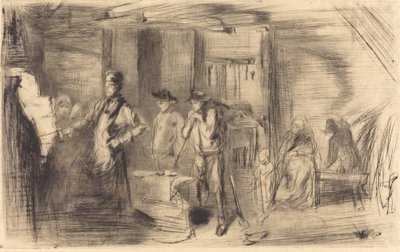 La Fucina, 1861 da James Abbott McNeill Whistler