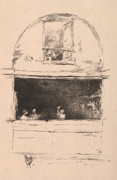 La fucina, Passage du Dragon, 1894 da James Abbott McNeill Whistler