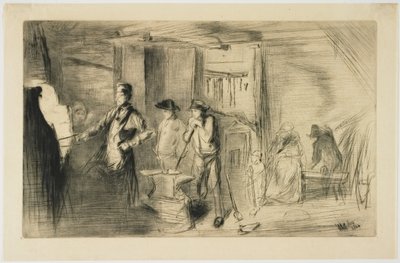 La fucina da Sedici acqueforti di scene sul Tamigi e altri soggetti da James Abbott McNeill Whistler