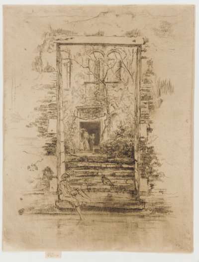 Il giardino, 1879-1880 da James Abbott McNeill Whistler
