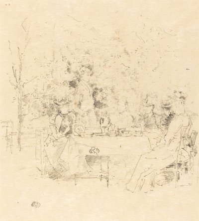 Il giardino, 1891 da James Abbott McNeill Whistler