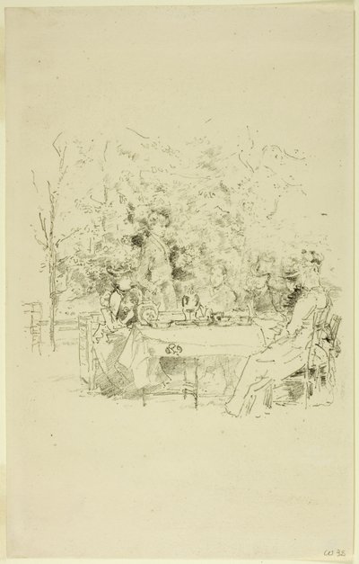 Il giardino, 1891 da James Abbott McNeill Whistler