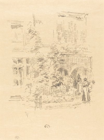 Il portico del giardino, 1894 da James Abbott McNeill Whistler