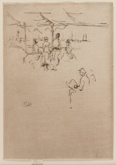 Il molo, mucche da James Abbott McNeill Whistler