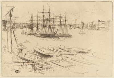 La grande piscina, c. 1879 da James Abbott McNeill Whistler