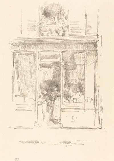La lavandaia: La Blanchisseuse de la Place Dauphine, 1894 da James Abbott McNeill Whistler