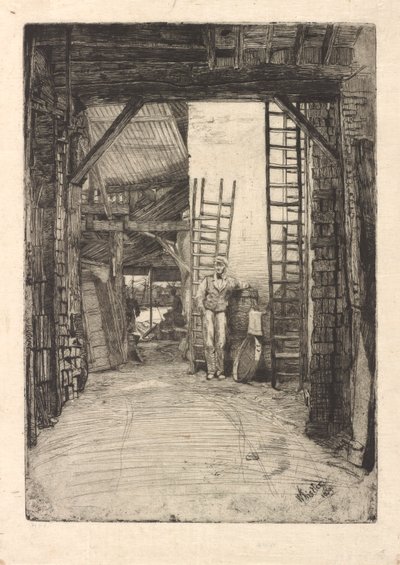 Il calcinatore, 1859 da James Abbott McNeill Whistler