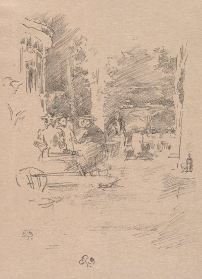 Il piccolo caffè al Bois da James Abbott McNeill Whistler