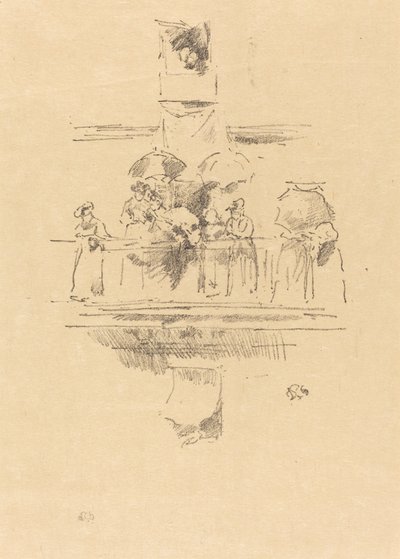 Il piccolo balcone da James Abbott McNeill Whistler