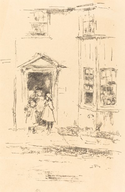 La piccola porta, Lyme Regis, 1895 da James Abbott McNeill Whistler