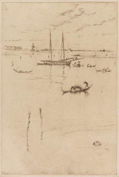 La piccola laguna, 1879-1880 da James Abbott McNeill Whistler