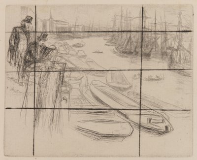 La piccola piscina, 1861 da James Abbott McNeill Whistler